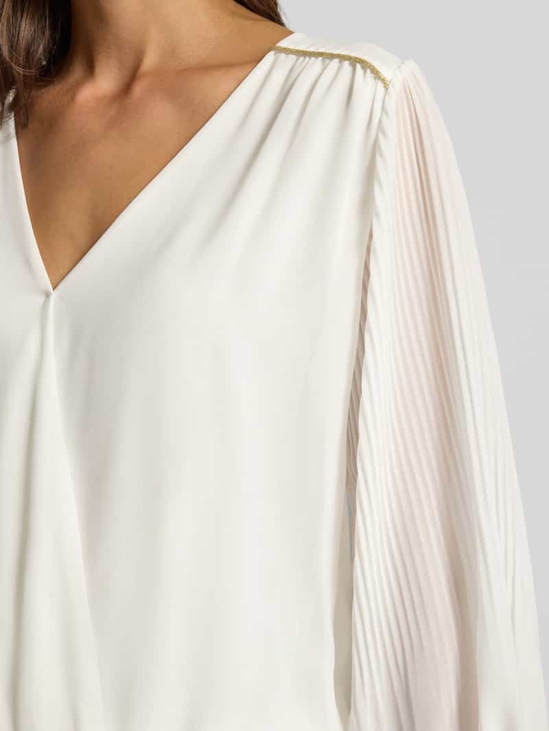 ZABAIONE Blouse met lange mouwen en V-hals