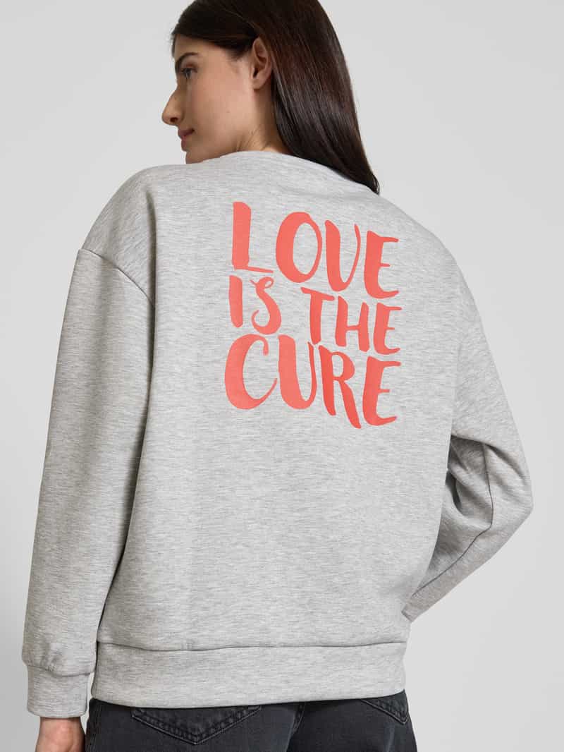 Vila Sweatshirt met motiefstitching model 'REFLECT'