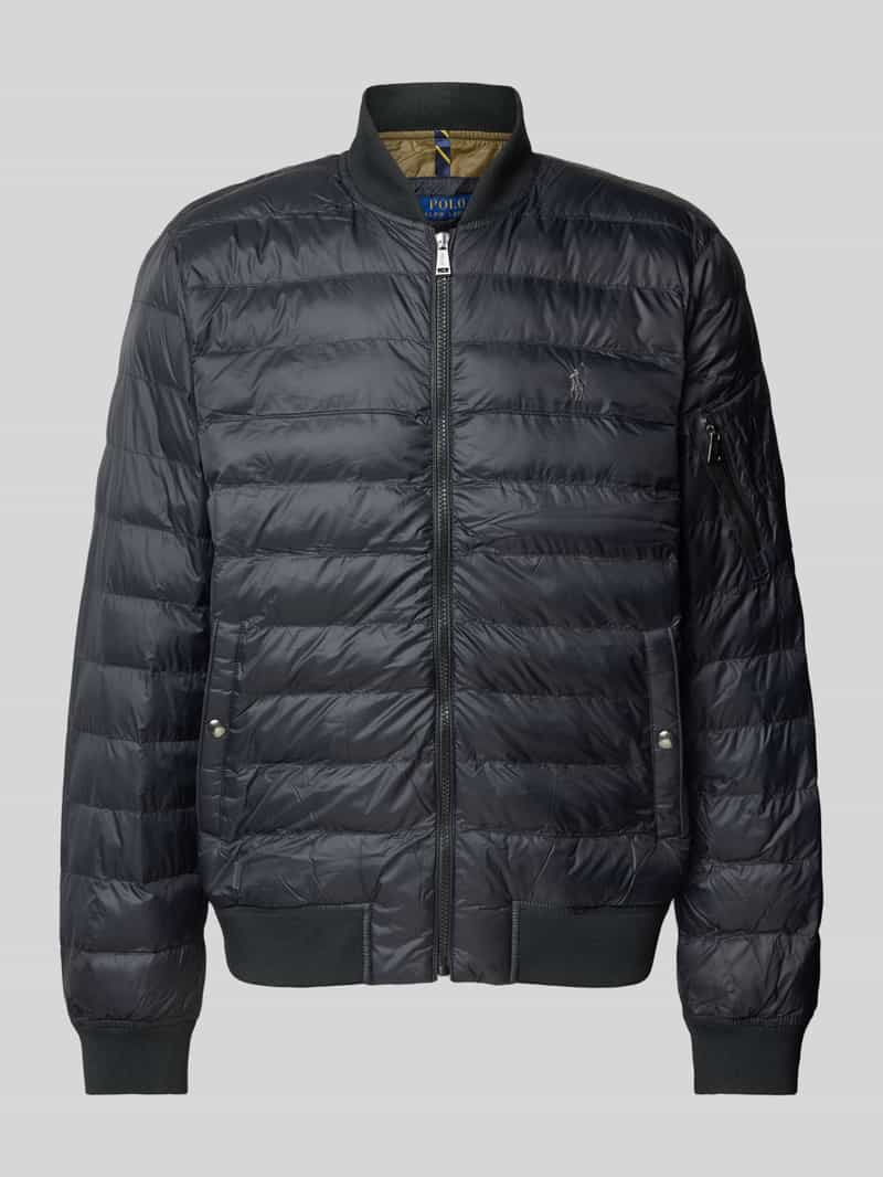 Polo Ralph Lauren Gewatteerd jack met labelstitching model 'TERRA'