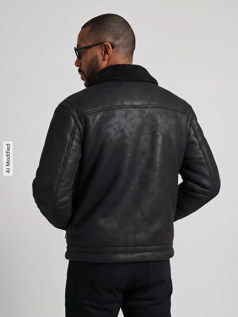 Jake*s Studio Men Bomberjack met teddy kraag model 'HARDY'