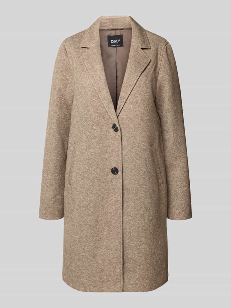 Only Comfort fit lange jas met katoen model 'SEDONA'