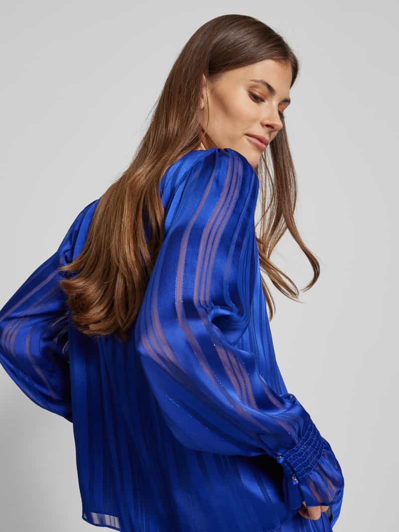 Marc Cain Relaxed fit blouse met plooien