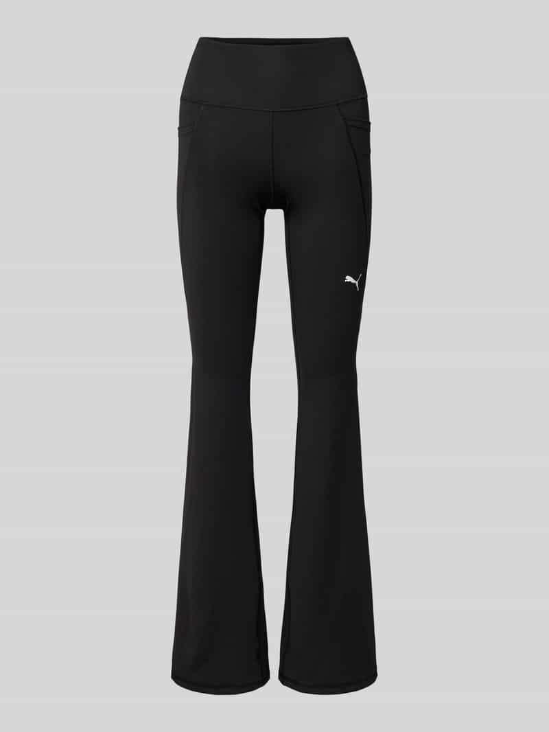 PUMA PERFORMANCE Bootcut legging met logoprint