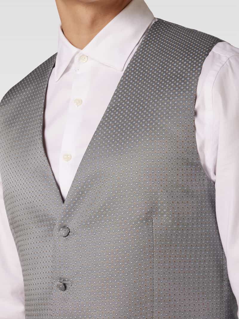 Wilvorst Gilet met all-over motief