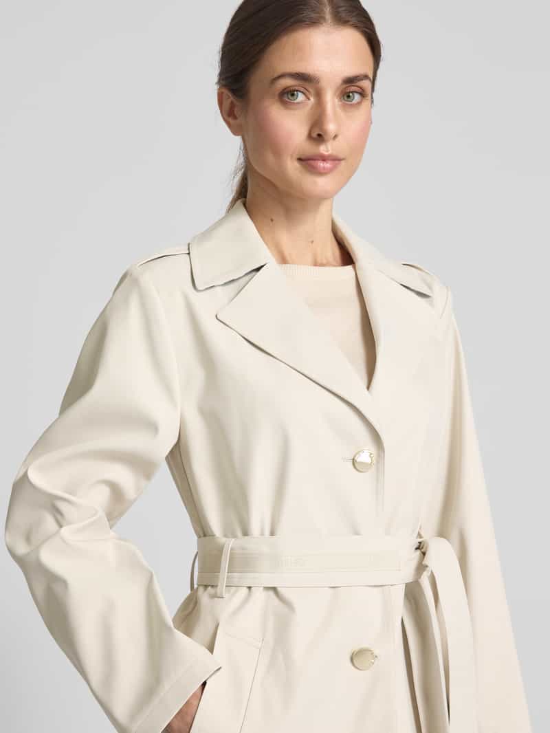 Liu Jo White Trenchcoat met strikceintuur