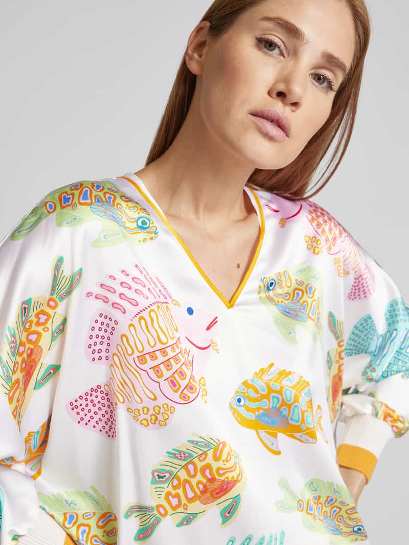 herzensangelegenheit Blouseshirt met ronde hals