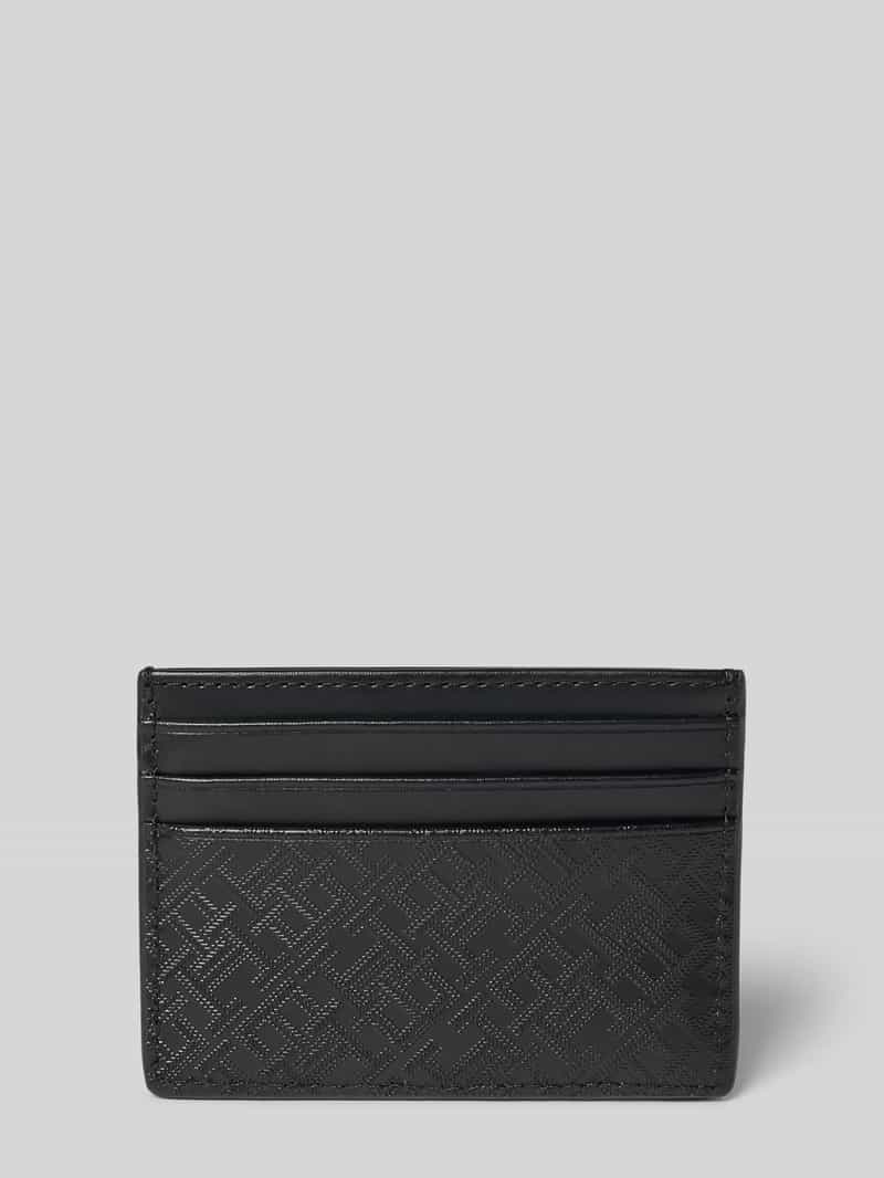 Tommy Hilfiger Leren pasjeshouder met labelprint