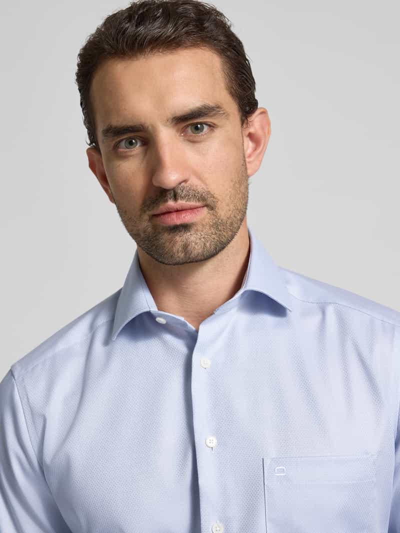 Olymp Modern fit zakelijk overhemd met kentkraag model 'Global Kent'