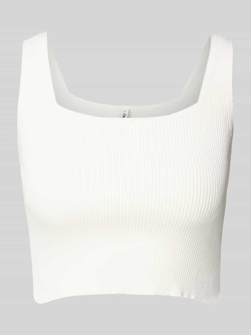 Only Slim fit tanktop in riblook model 'TATIANNA'