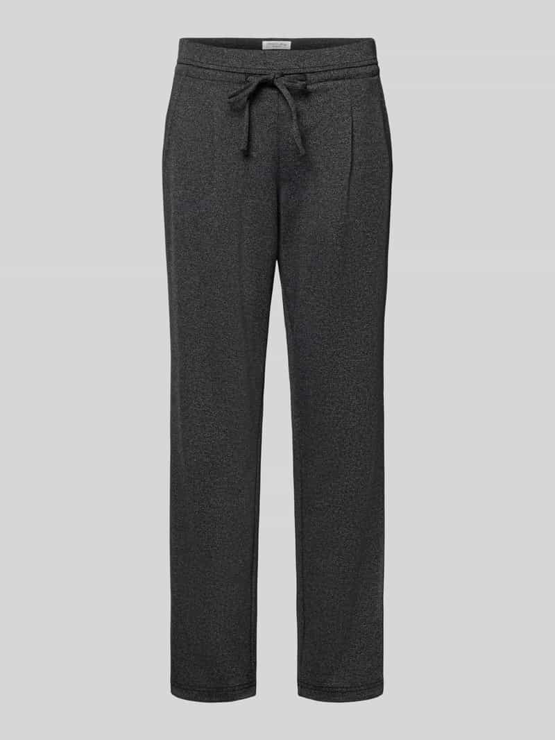 Christian Berg Woman Jogpants in two-tone-stijl met tunnelkoord