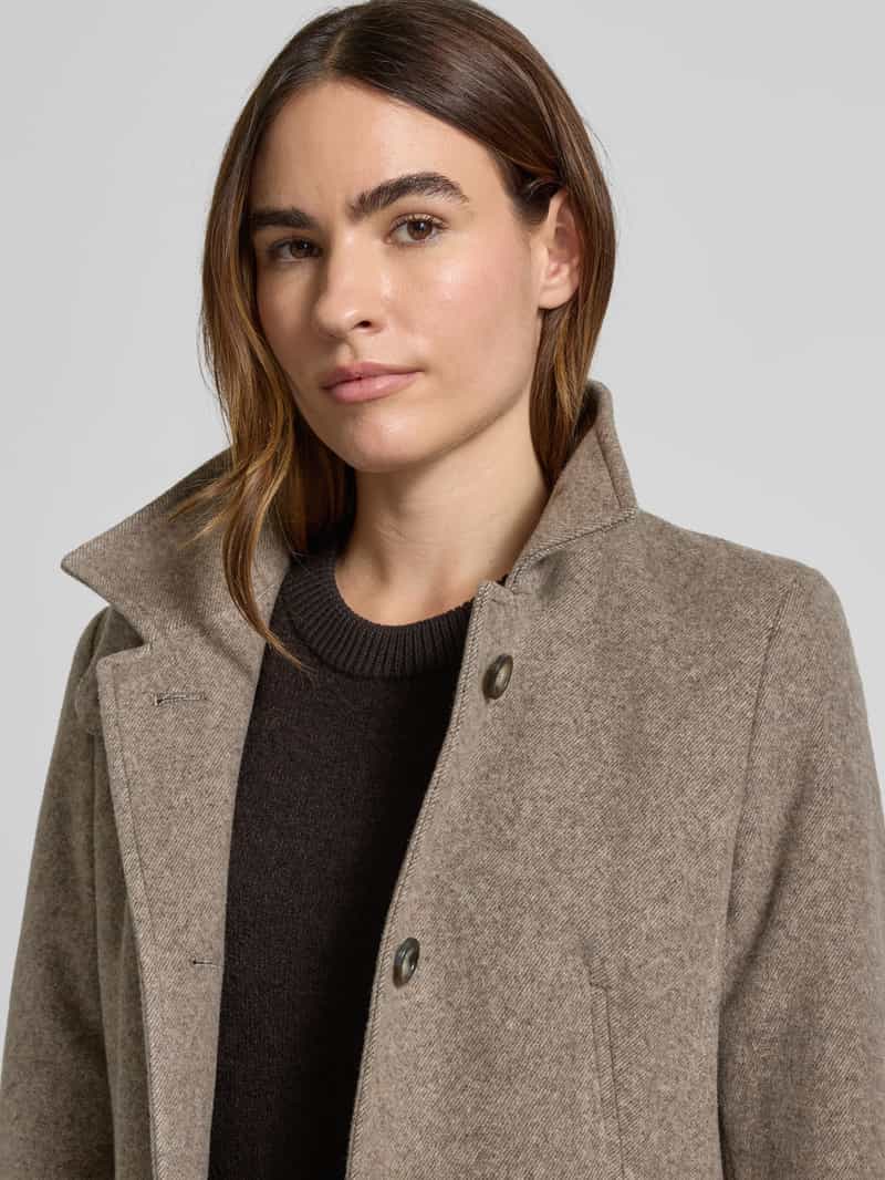 CINQUE Lange jas met opstaande kraag model 'Astrella'