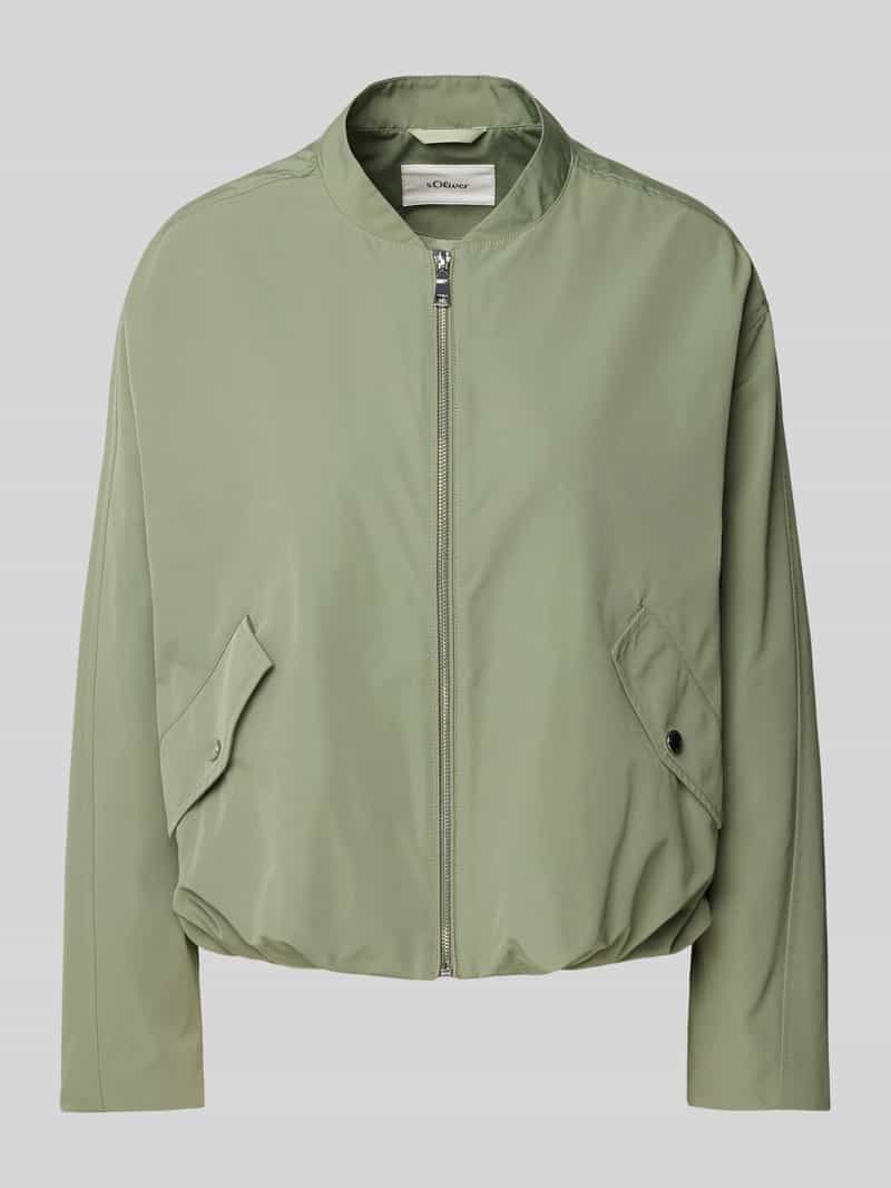 s.Oliver RED LABEL Relaxed fit blouson met plooidetails