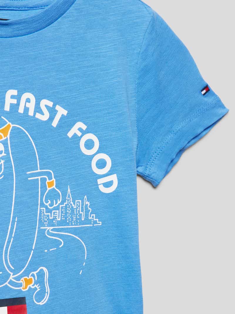 Tommy Hilfiger Kids T-shirt met label- en motiefprint model 'FUN'