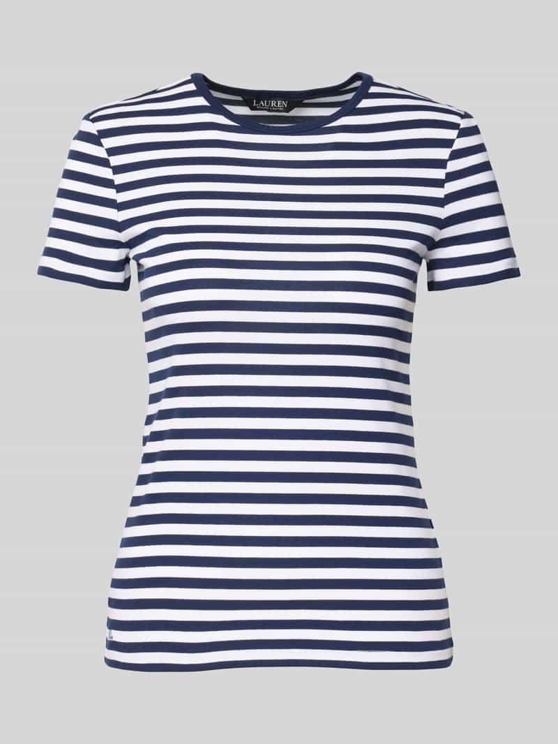 Lauren Ralph Lauren T-shirt met labelstitching model 'ALLI'