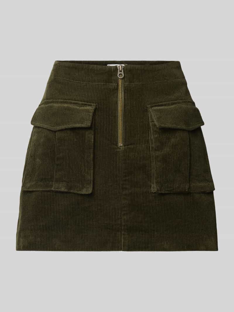 Tommy Hilfiger Uitlopende minirok van katoenmix
