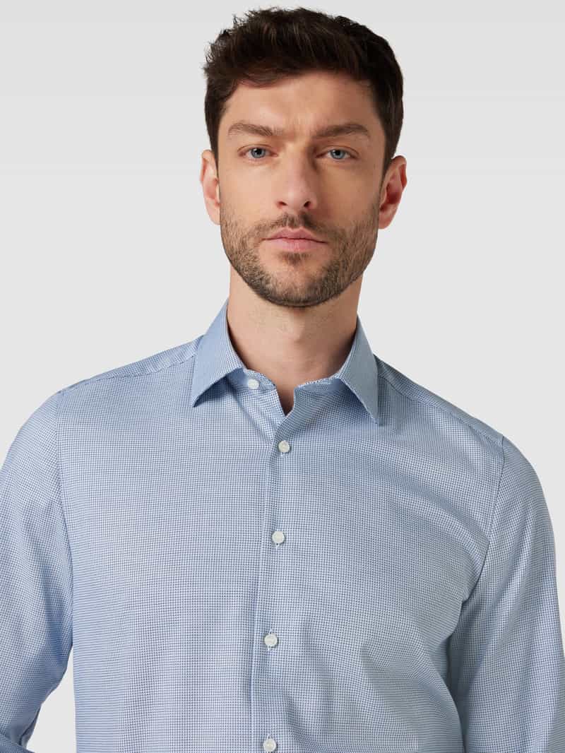 OLYMP Level Five Slim fit zakelijk overhemd met effen structuur