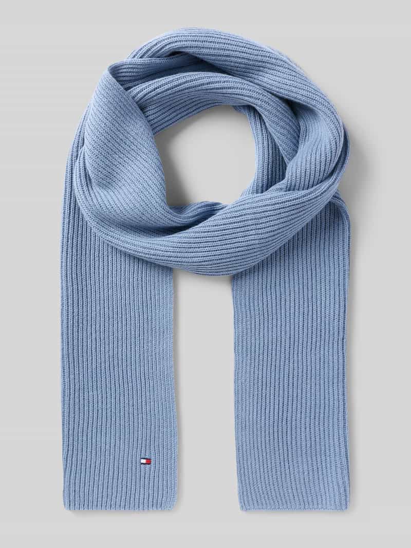 Tommy Hilfiger Sjaal van een mix van kasjmier en katoen