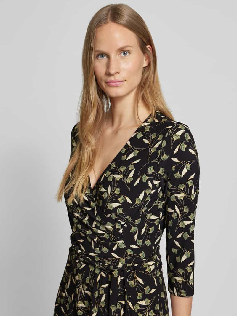 Lauren Ralph Lauren Knielange jurk met strikceintuur model 'CARLYNA'
