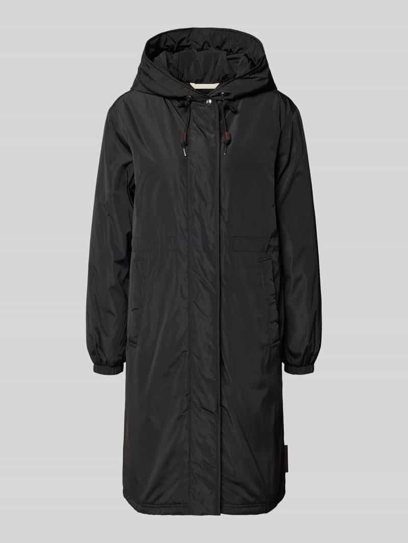 Regular fit parka met capuchonkraag