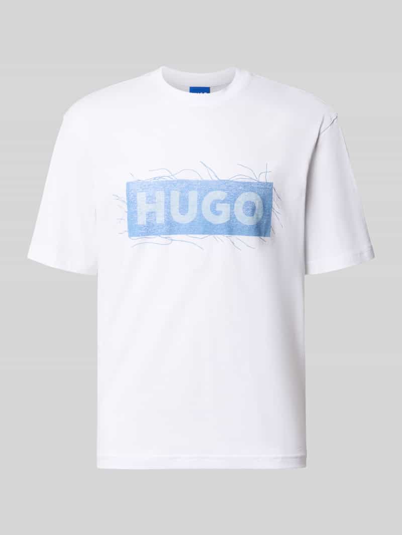 Regular fit t-shirt van puur katoen model 'Naxter'