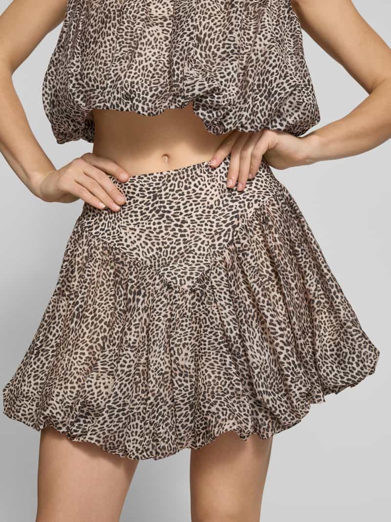 bardot Minirok in laagjeslook model 'LISSETT'