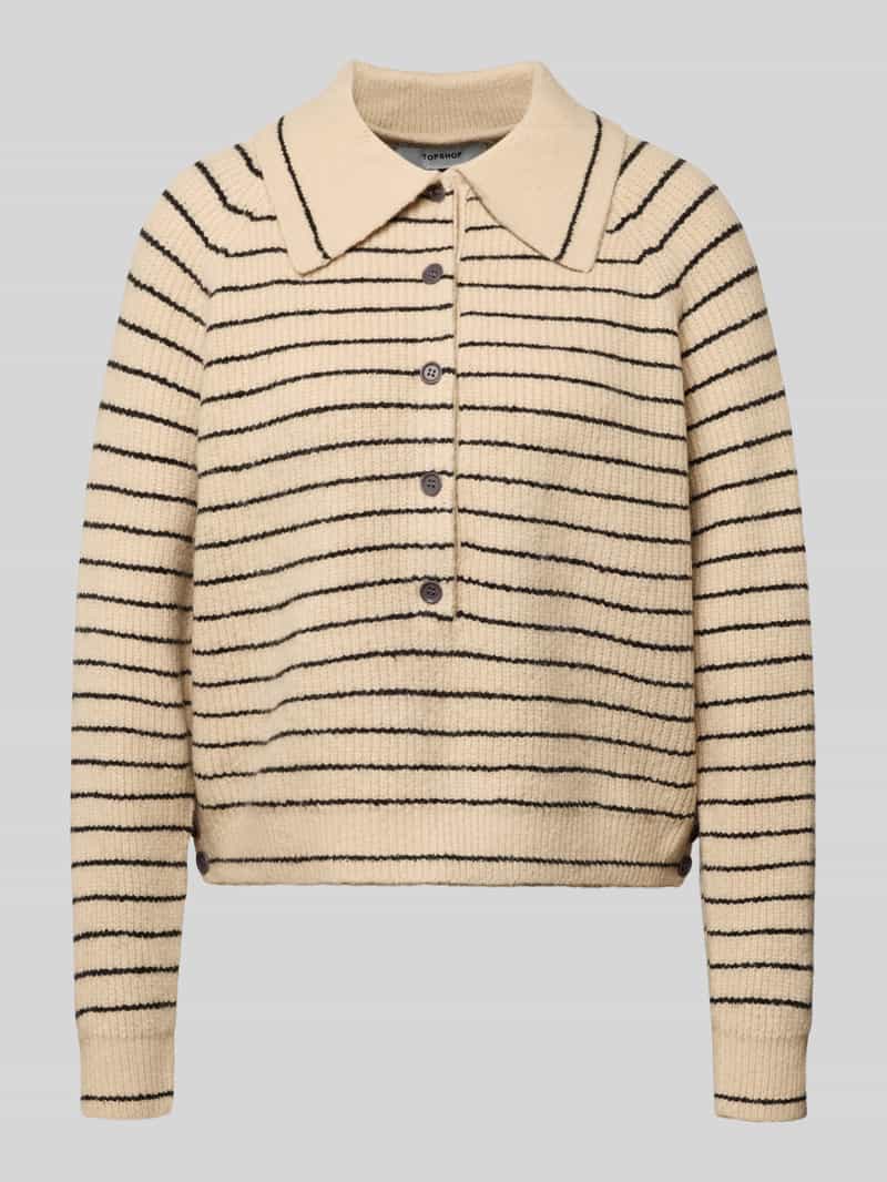 Topshop relaxed fit gebreide trui met polokraag model 'True'