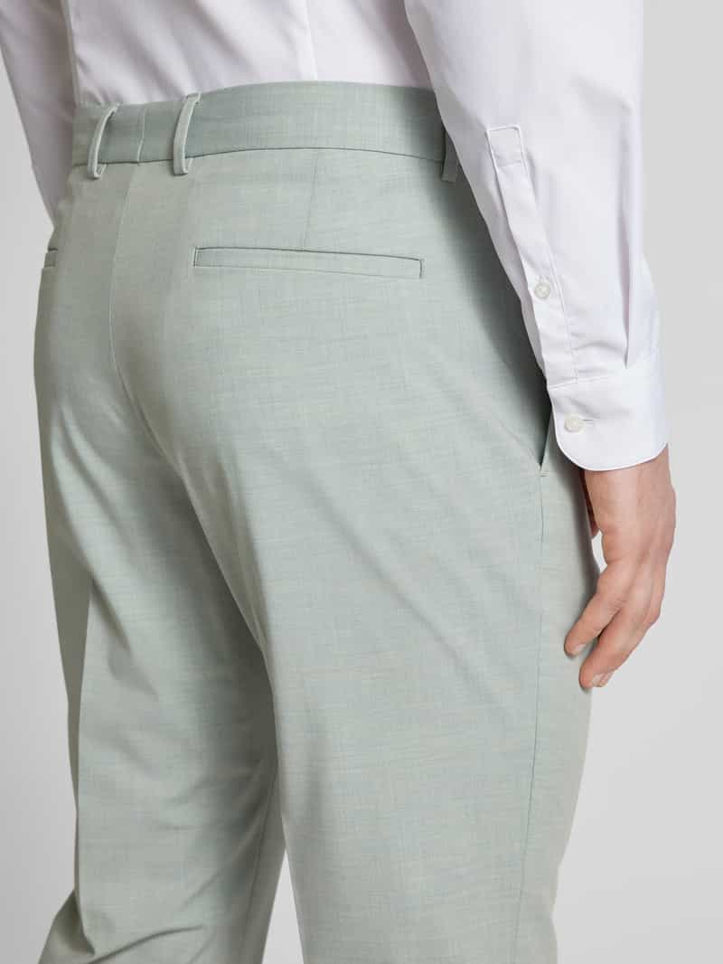 s.Oliver BLACK LABEL Regular fit pantalon met persplooien model 'Pure'