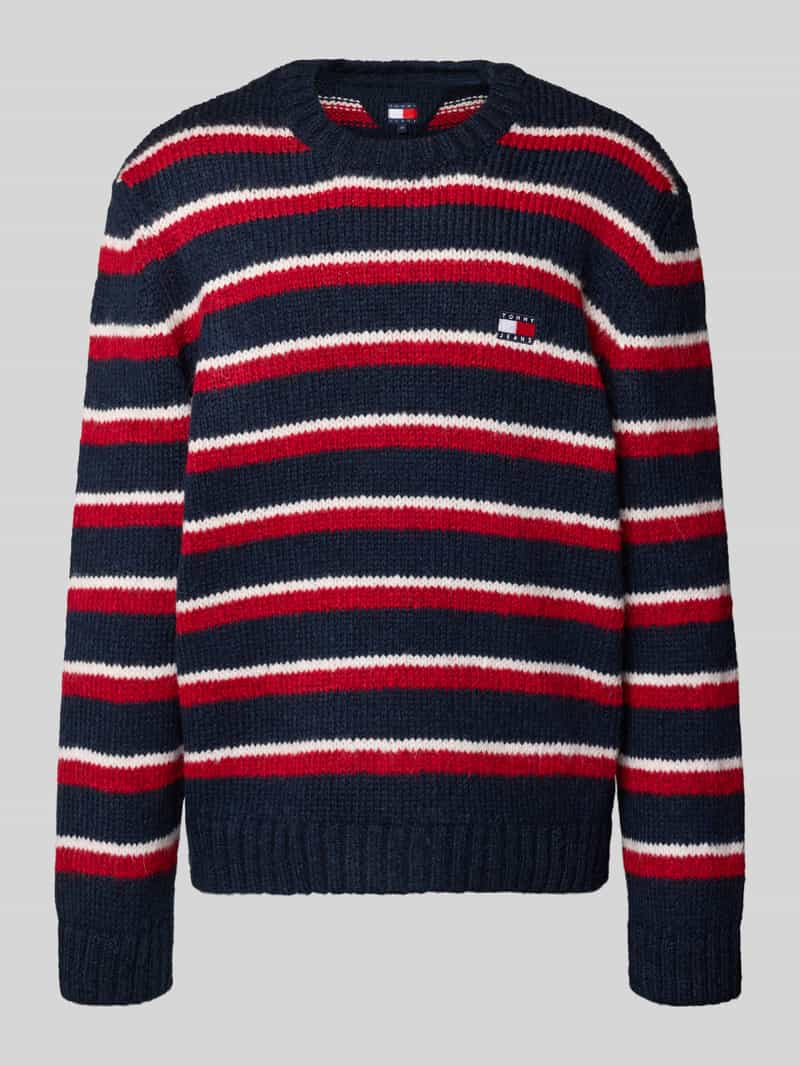 Tommy Jeans Regular fit gebreide pullover met alpaca