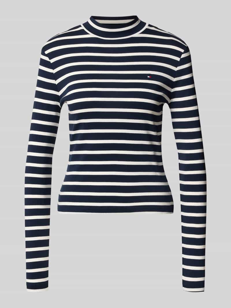 Tommy Hilfiger Slim fit shirt met lange mouwen van puur katoen