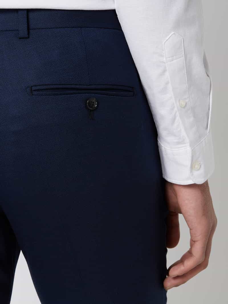 Tiger Of Sweden Slim fit pantalon van een mix van wol en elastaan model 'Gordon'