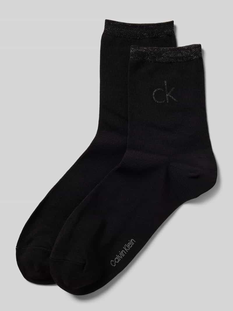 CK Calvin Klein Sokken met labelprint in een set van 2 paar