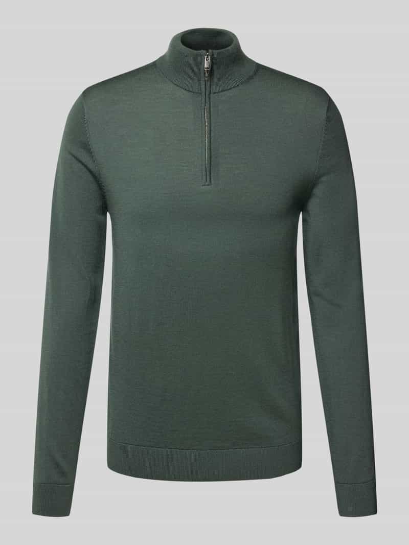 Selected Homme Regular fit schipperstrui van zuivere merinowol model 'TRAY'