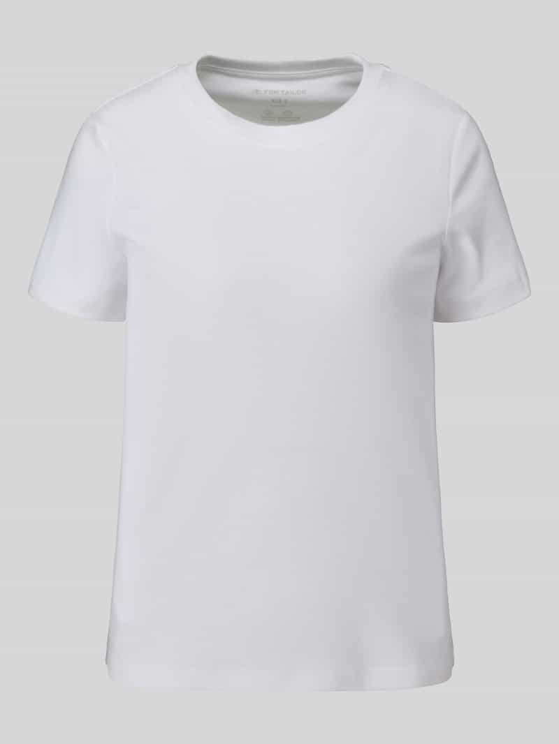 Tom Tailor Regular Fit t-shirt van puur katoen model 'LOS'