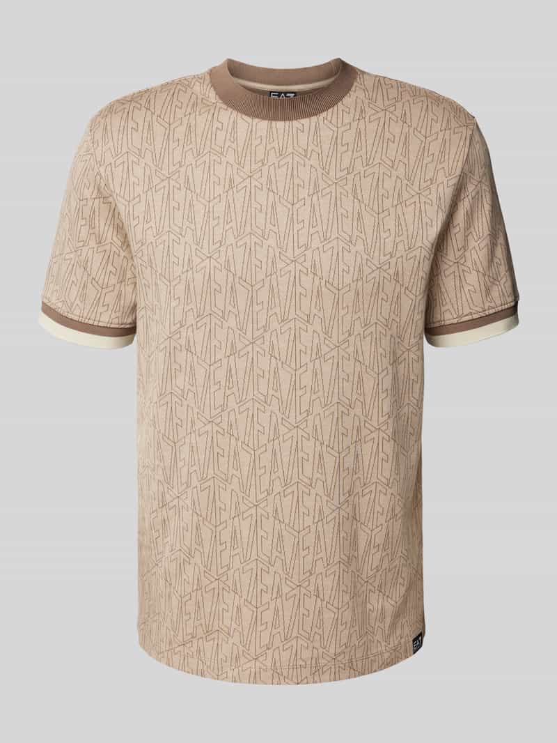EA7 Emporio Armani T-shirt met labelprint model 'TRAIN'
