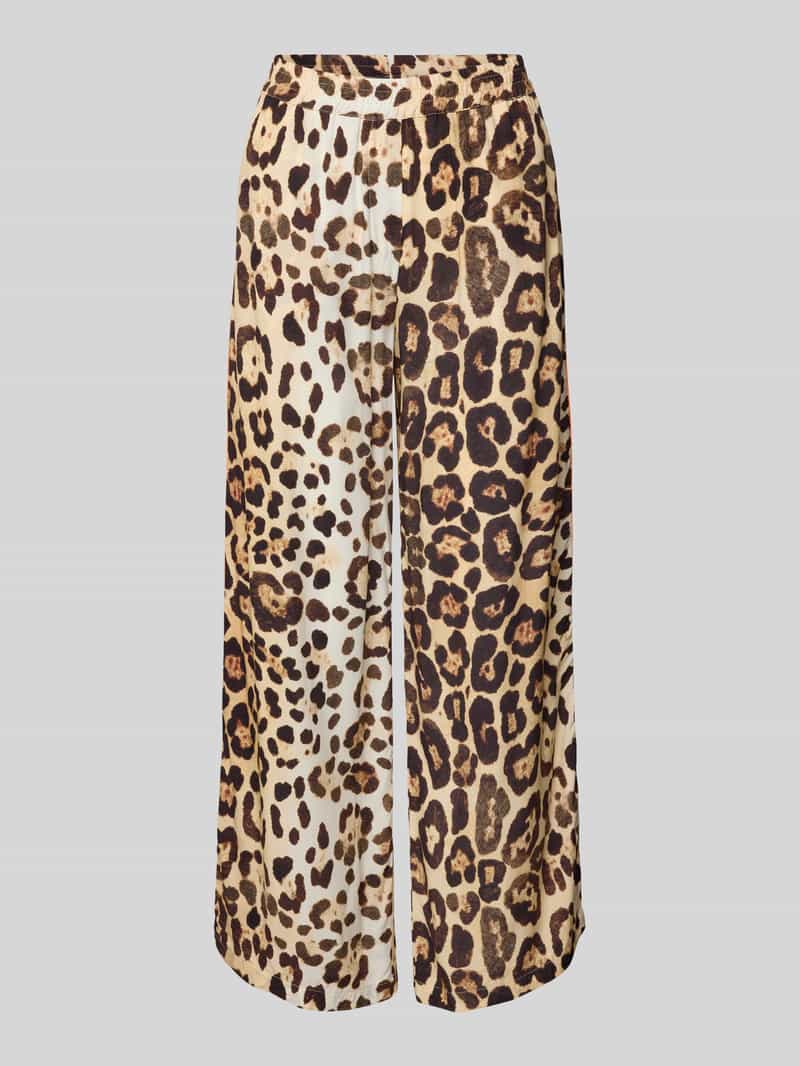 Emily Van den Bergh Stoffen broek met elastische band