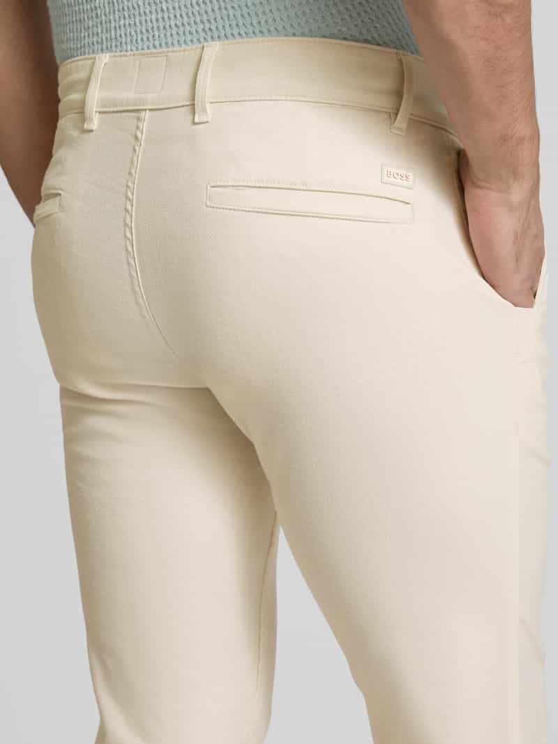 Boss Orange Slim fit chino met achterzakken