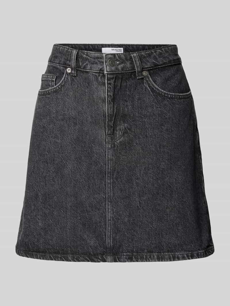 Selected Femme Jeansrok in 5-pocketmodel model 'HARPER'