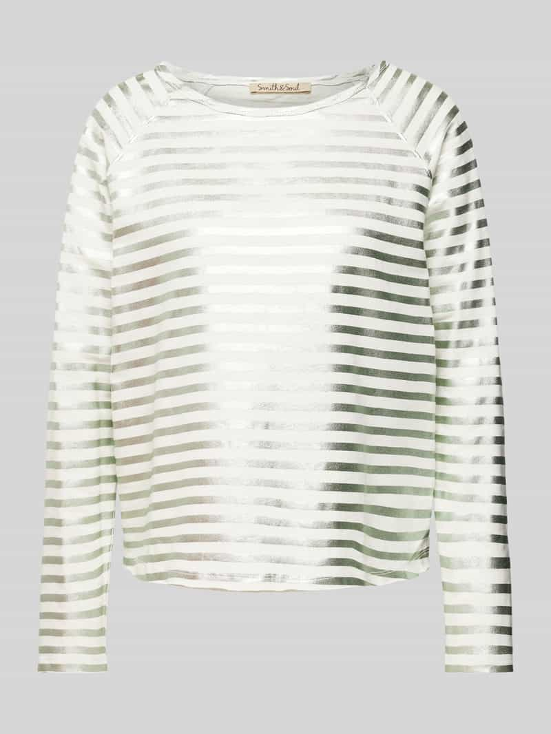 Smith and Soul Longsleeve met ronde hals