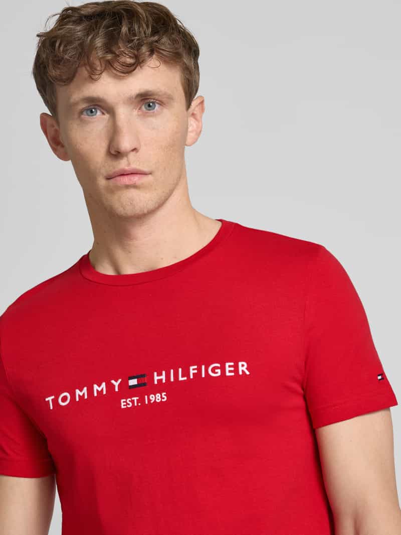 Tommy Hilfiger T-shirt met labelstitching