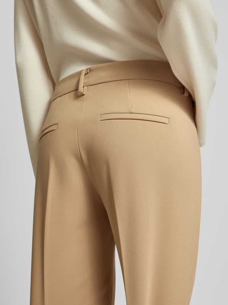 MAC Slim fit stoffen broek met strookzakken model 'Annalena'