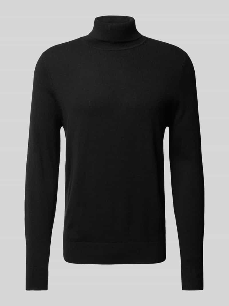 Christian Berg Men Wollen pullover met col en kasjmier