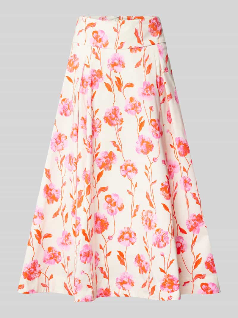 Essentiel Antwerp Midirok met stolpplooien model 'Hosanna'