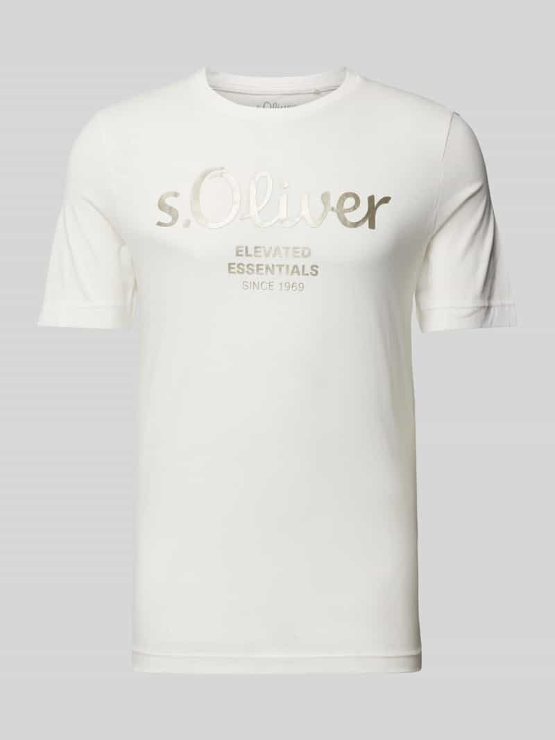 S.Oliver RED LABEL T-shirt met ronde hals