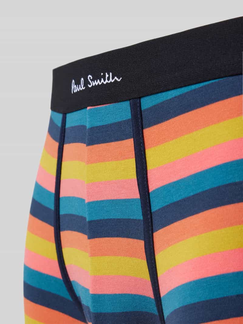 Paul Smith Boxershort met elastische band met logo in een set van 3 stuks
