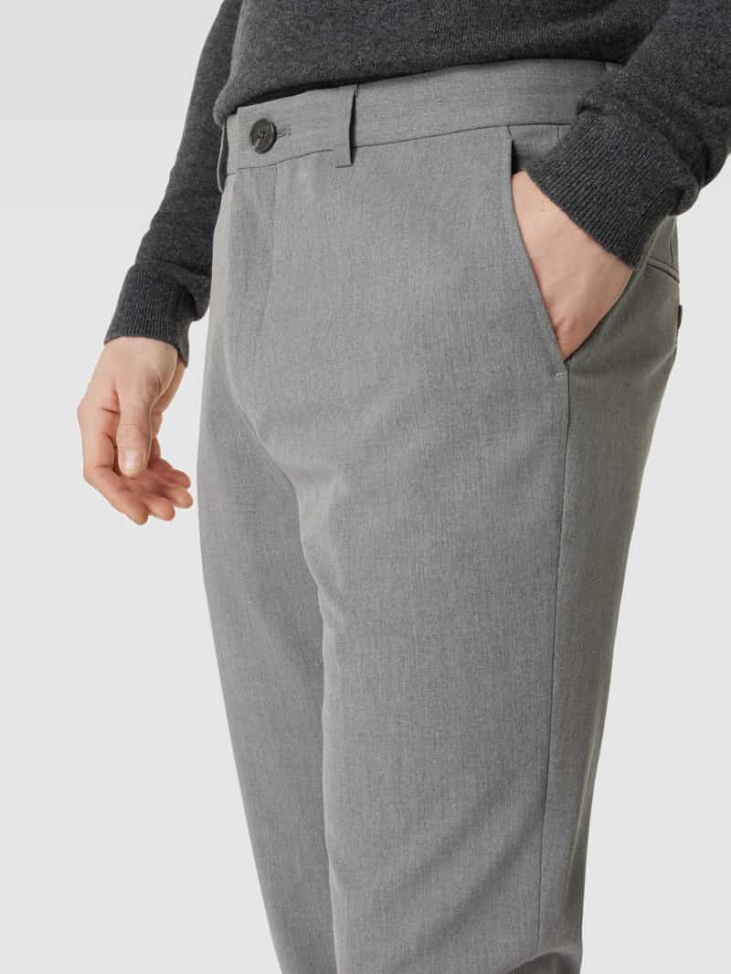 Matinique Chino met persplooien model 'MAliam Pant'