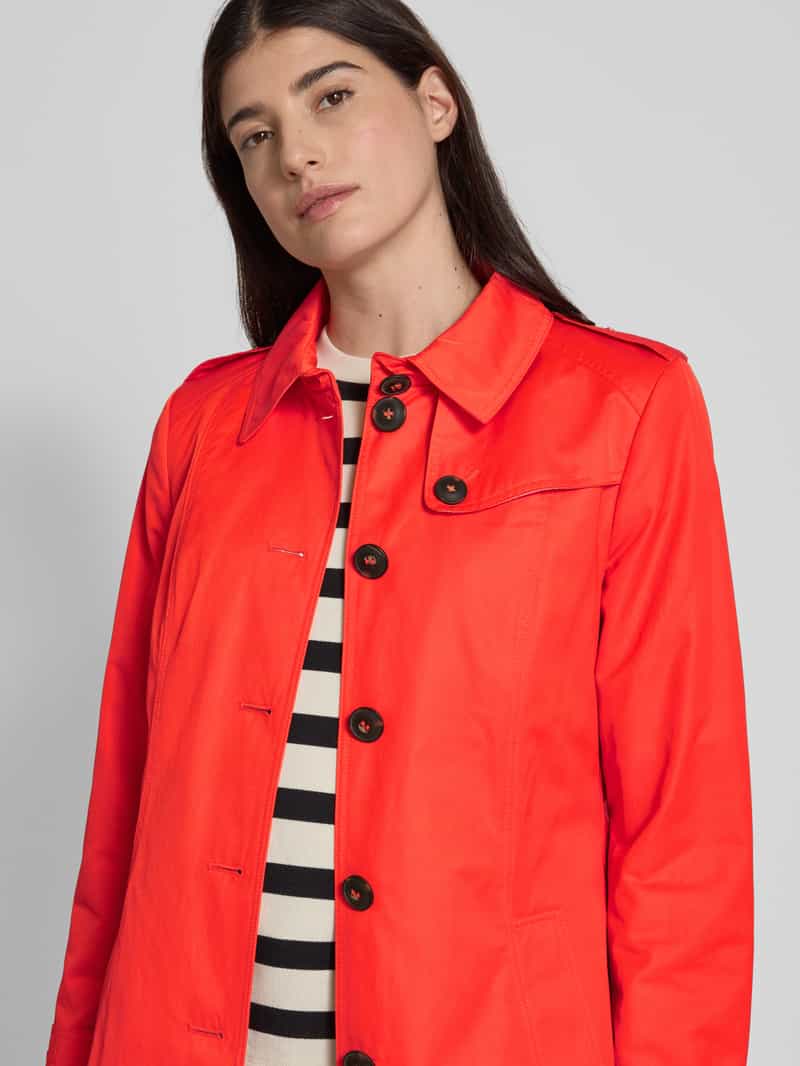 Fuchs Schmitt Trenchcoat met strookzakken
