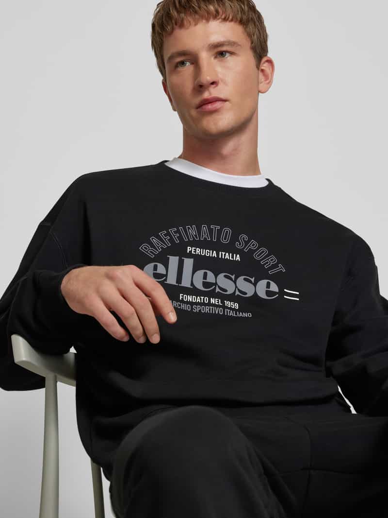 Ellesse Sweatshirt met labelprint model 'SADALI'