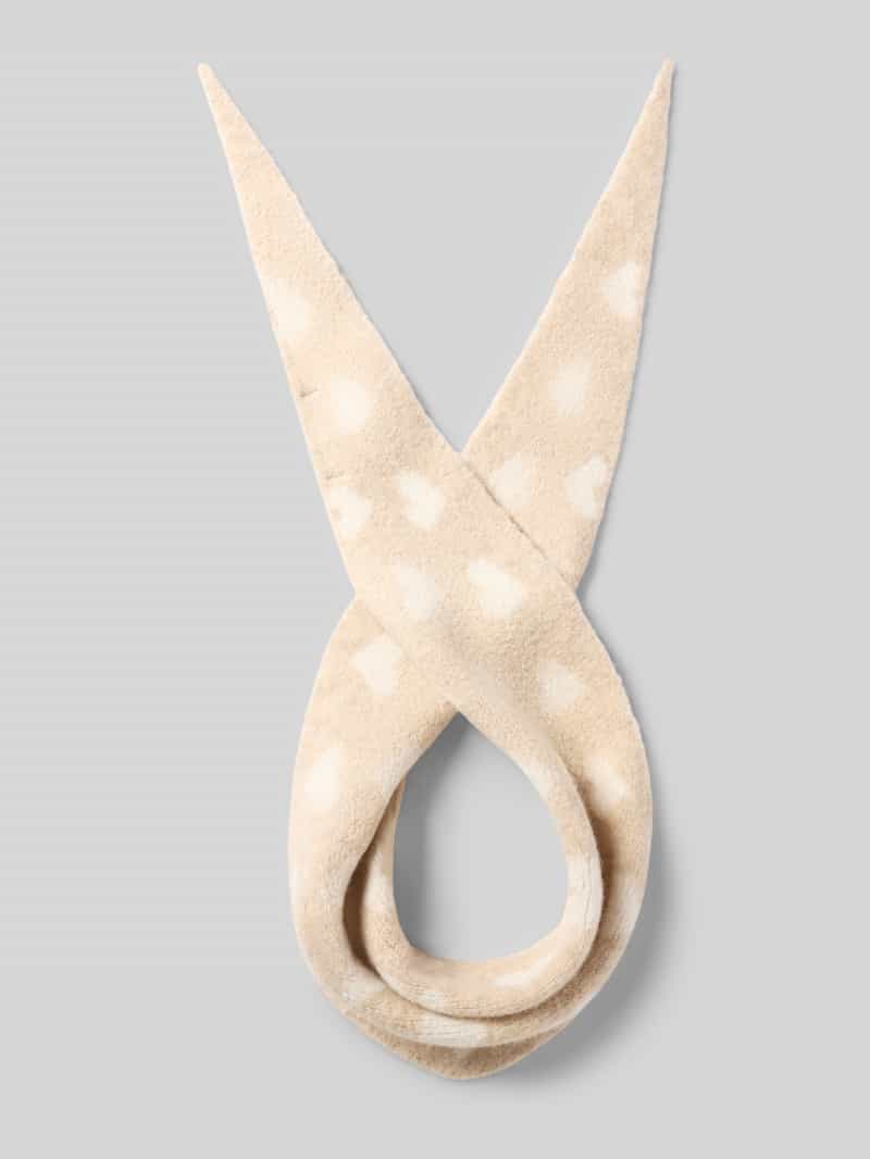 Sjaal met wol model 'Herz'