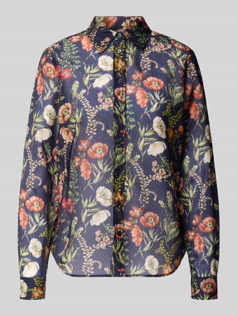 Gant Regular fit overhemdblouse met zijde model 'Floral'