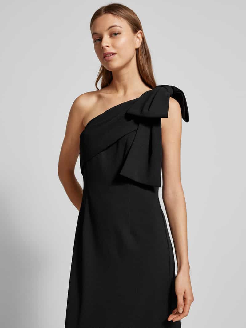 Adrianna Papell Avondjurk met one shoulder-band